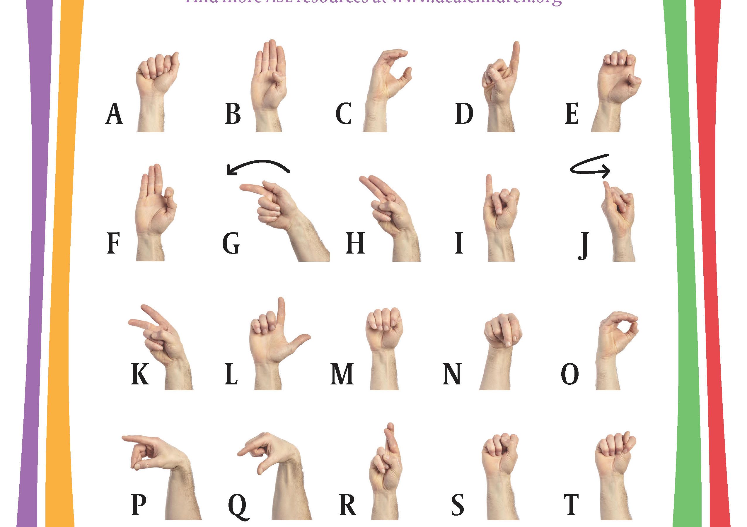 The Alphabet In Asl – Asl alphabet clipart language sign clip library cliparts