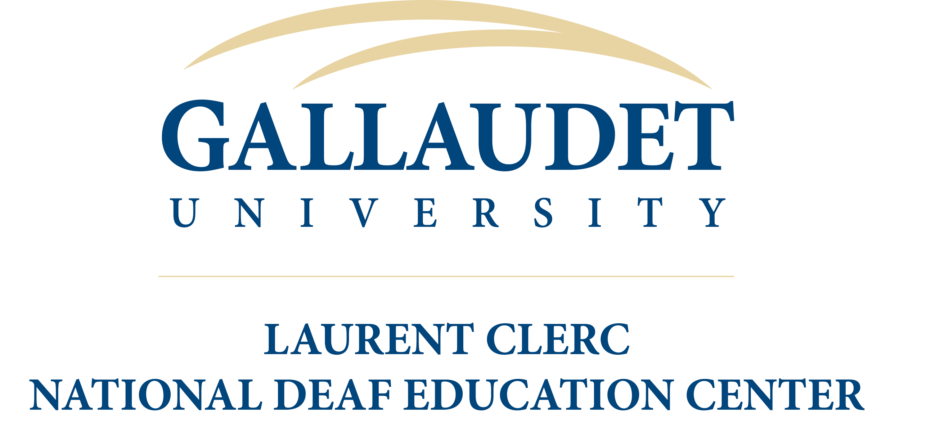 Logotipo del Centro Clerc de la Universidad de Gallaudet
