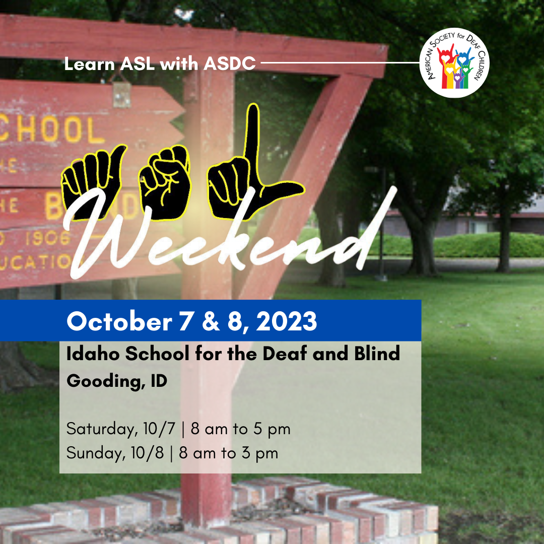 Fin de semana de ASL el 16 y 17 de septiembre de 2023
